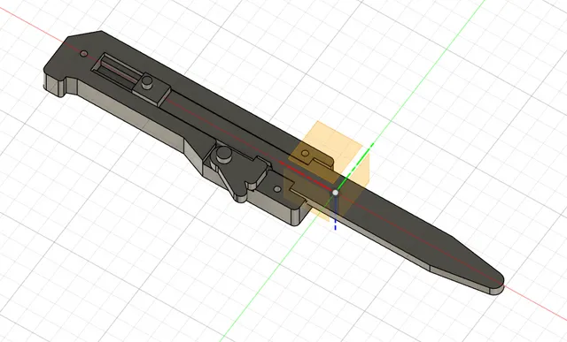 Balistic knife v0.1 (first prototype)