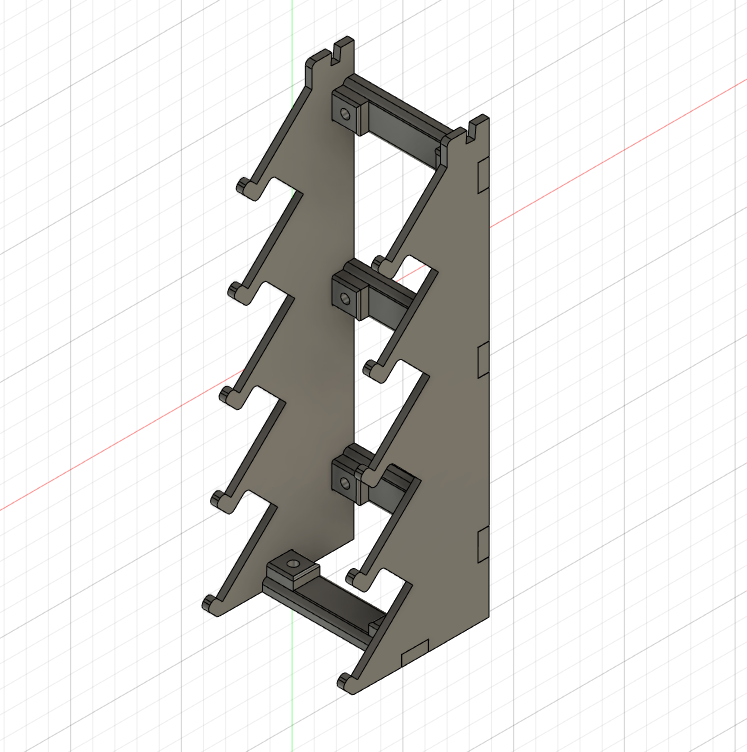 Fingerboard Display Rack by AbsentMinded Download free STL model