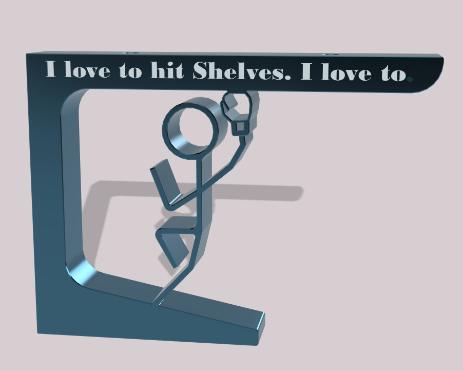 Shelf Punched by Sticky