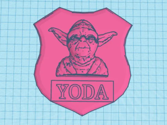 wall trophy Yoda