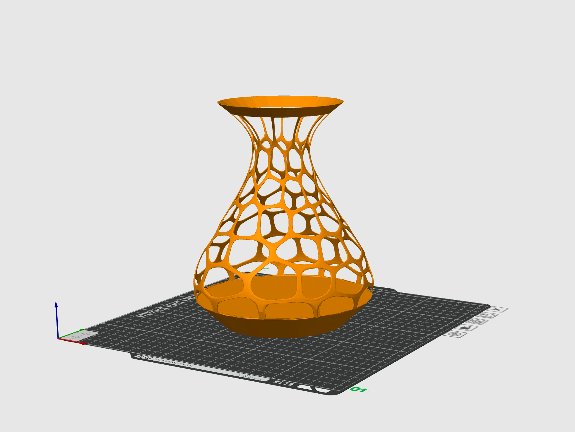 Voronoi Vase for Flowers by Pierluigi Manetti | Download free STL model ...