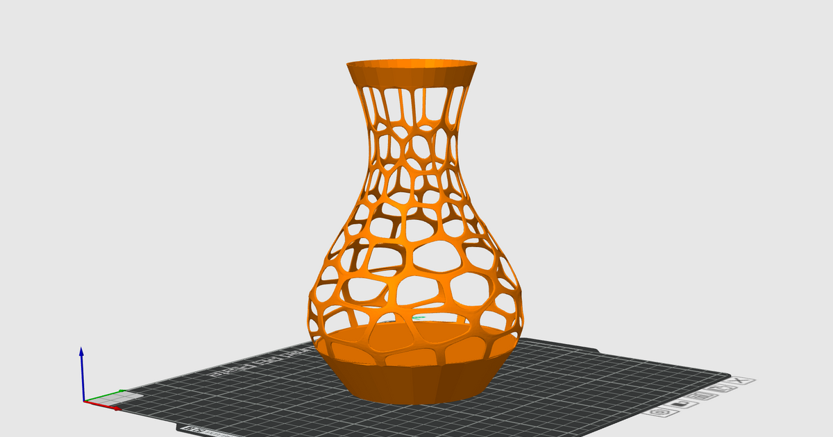 Voronoi Vase for Flowers by Pierluigi Manetti | Download free STL model ...