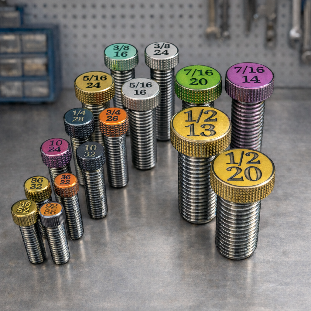 Knurled Head Bolts #6 - 1/2"