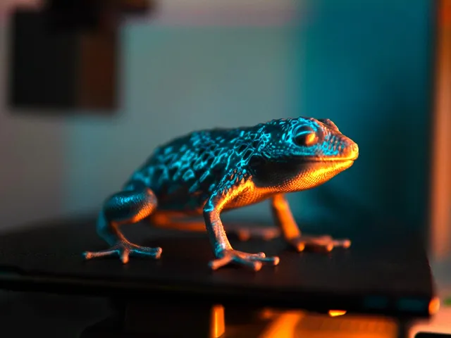 Realistic Dragon Frog Sculpture