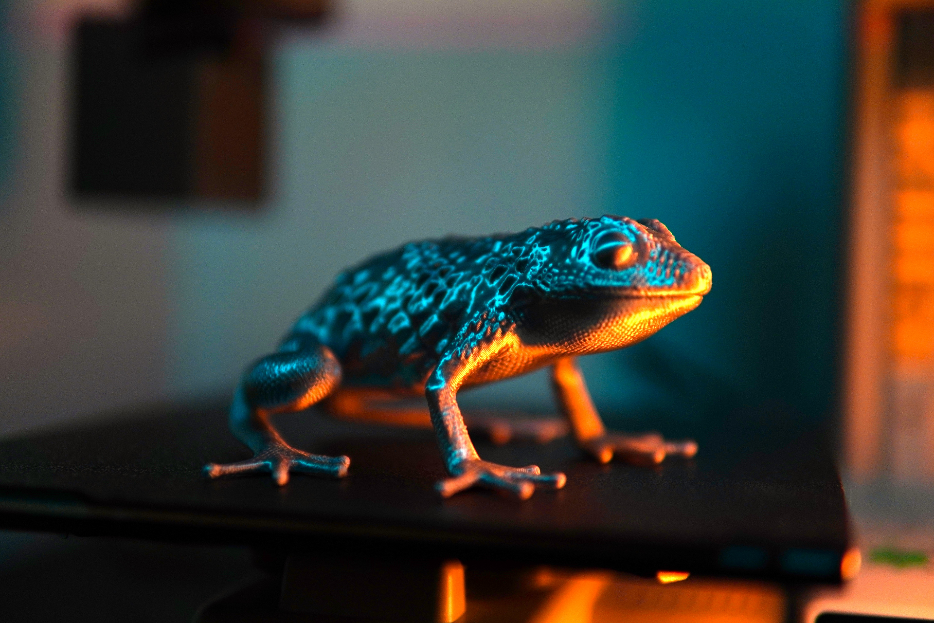 Realistic Dragon Frog Sculpture 3D model