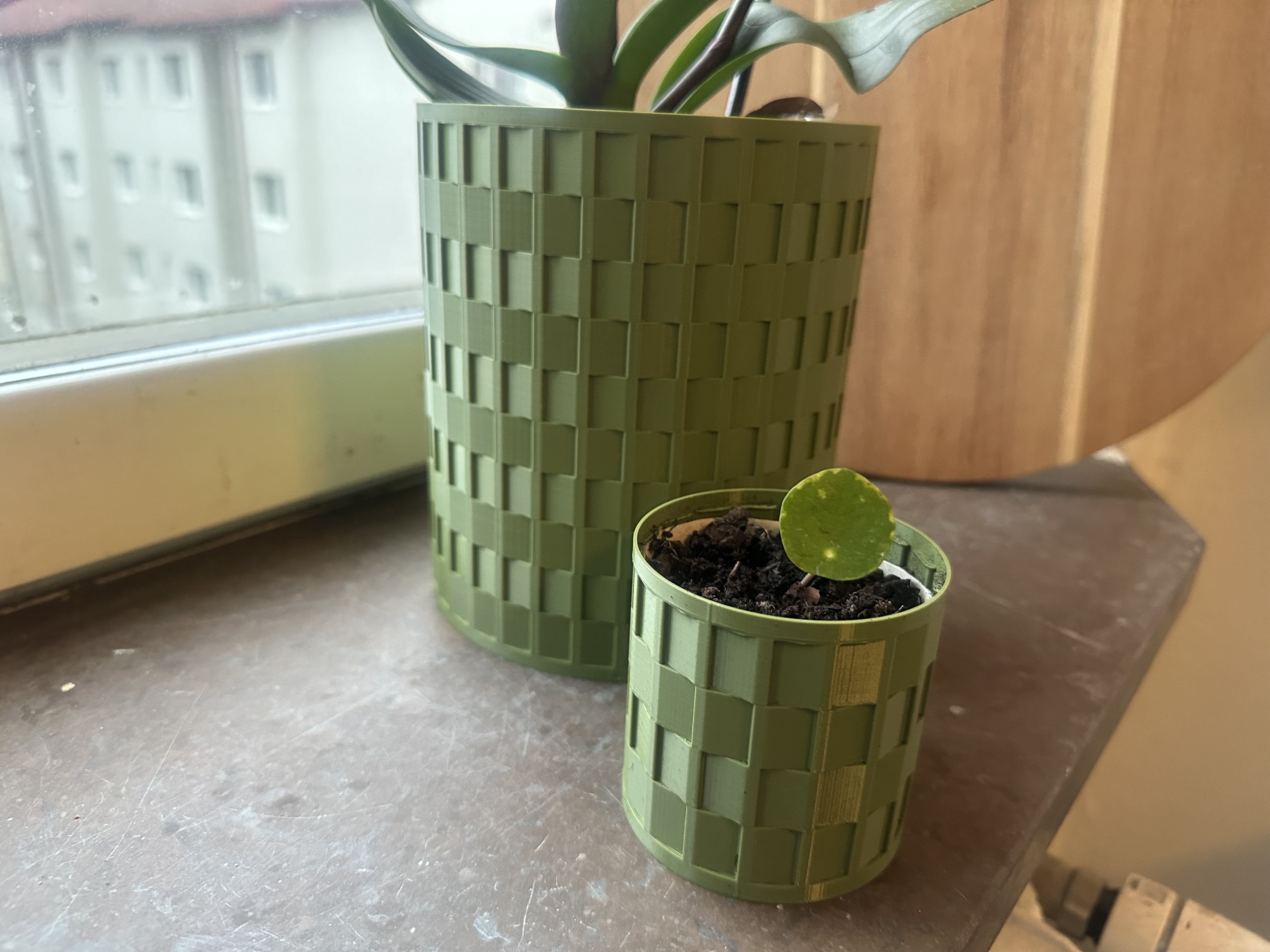 Weave inspired plant pots by BeRo | Download free STL model ...