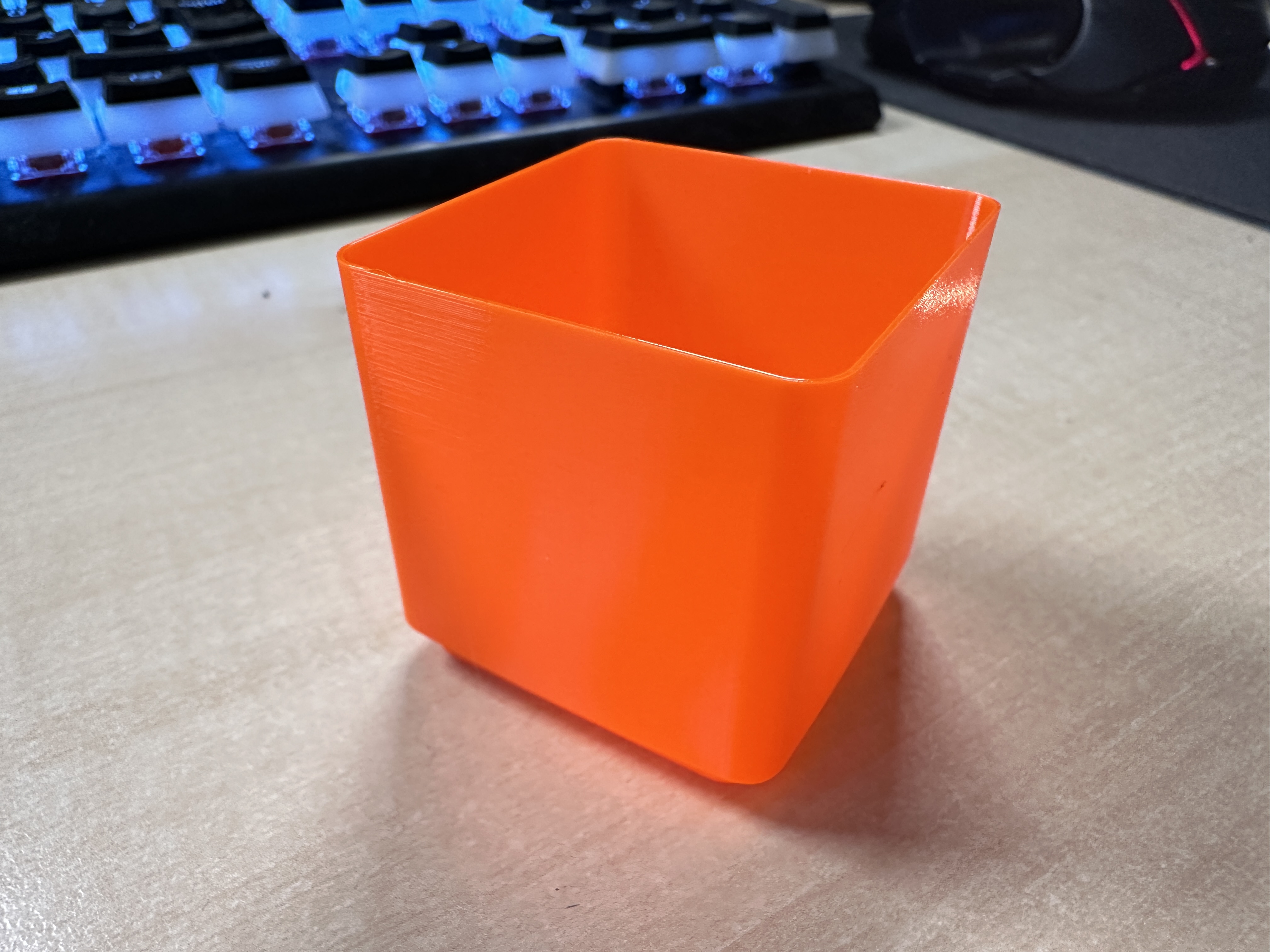 Gridfinity Bin and Extrusion Multiplier Calibration Cube by Zappes Download free STL model