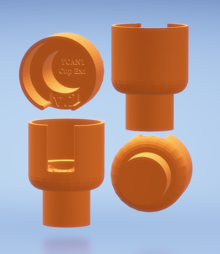 Cup Holder Ext V2 by THE TCANT Download free STL model