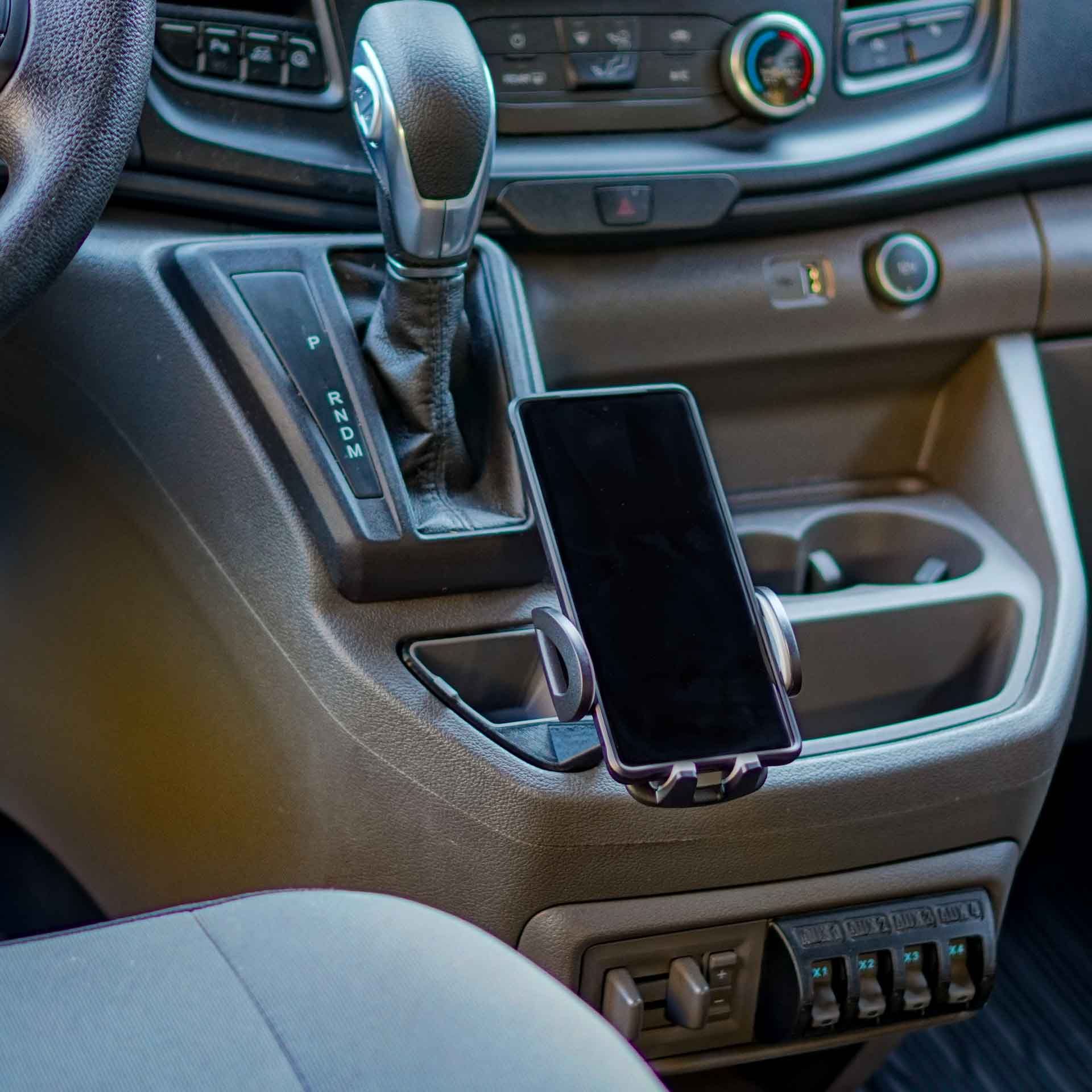 Ford Transit 2020+ Phone Mount for Large Center Console by FarOutRide