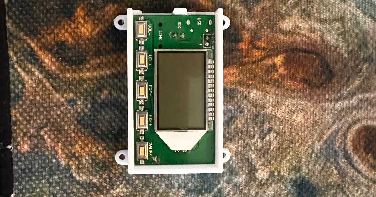 Mounting Box for FM Transmitter Chip by Matt Lucasiewicz Download