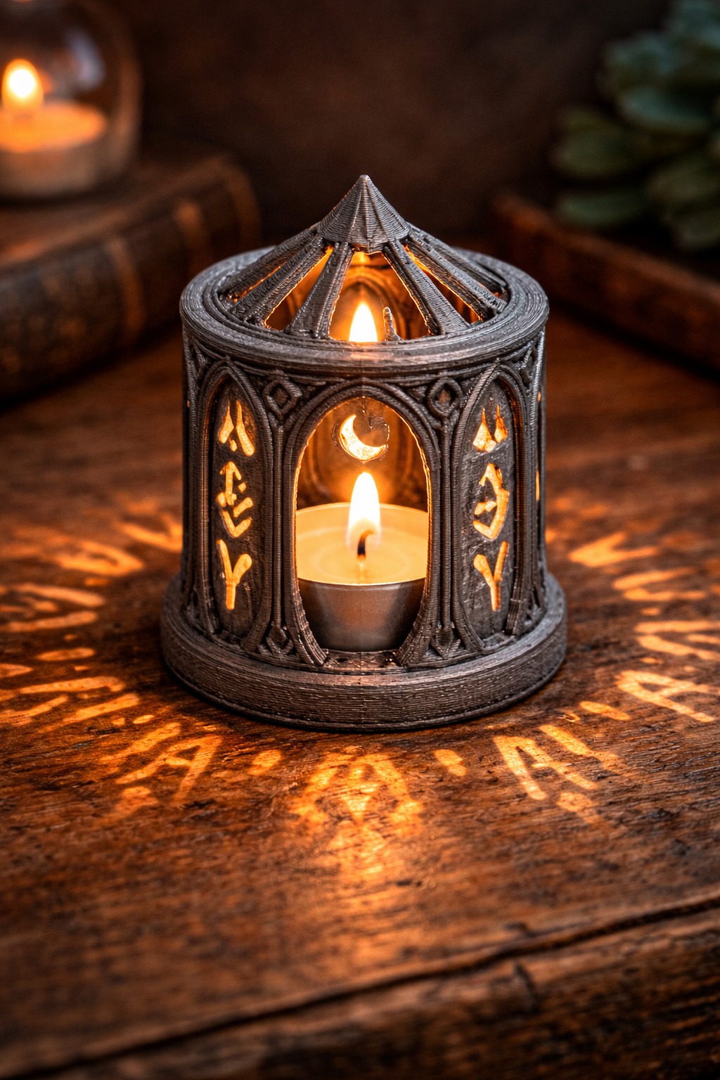 Fantasy Candlelight Tealight Lantern Holder