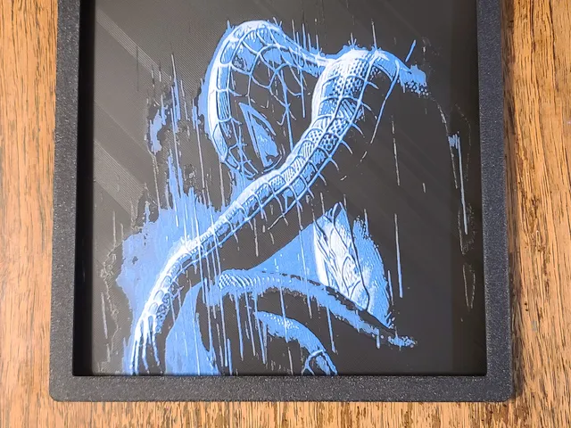 Frame for spiderman hueforge 200 x 200