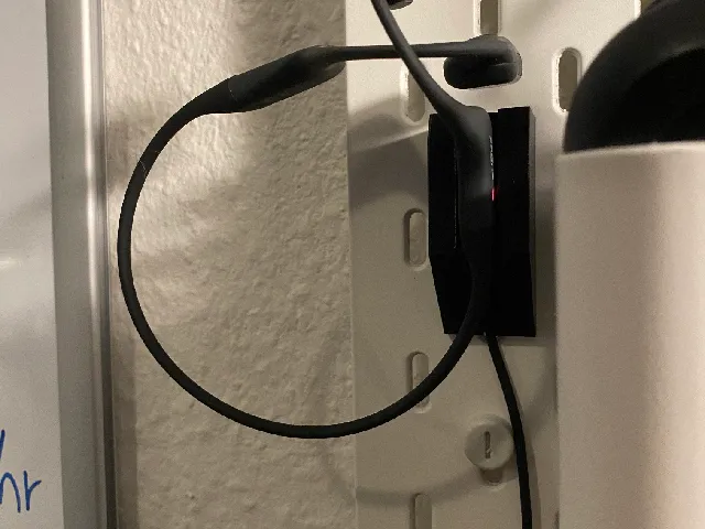 Ikea Skadis - Shokz OpenRun Pro holder