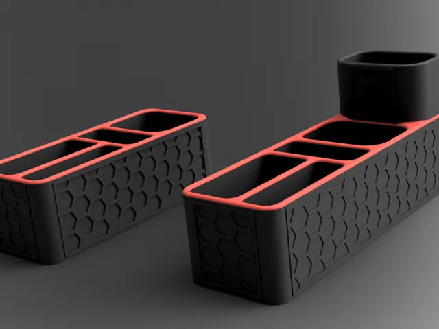 Bathroom Dental Organisers HEX Design and Matching Soap Dish