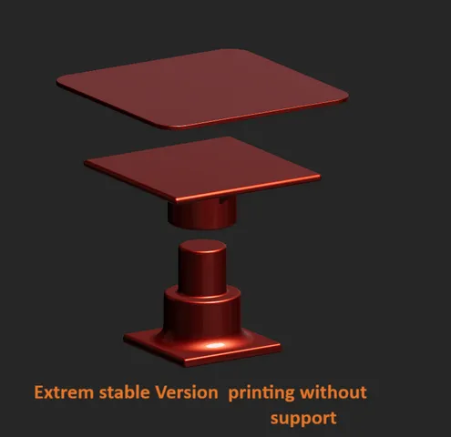 Model Turner for Painting. Rotating Table. No Support print