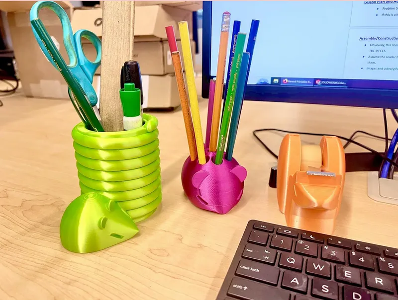 Desk Rodents! by Juke.Fox | Download free STL model | Printables.com