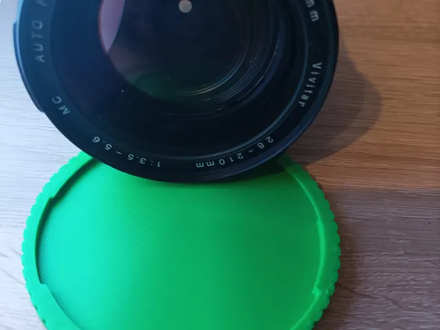 Lens cover for Vivitar / Cosina 28-210 mm f3.5-5.6