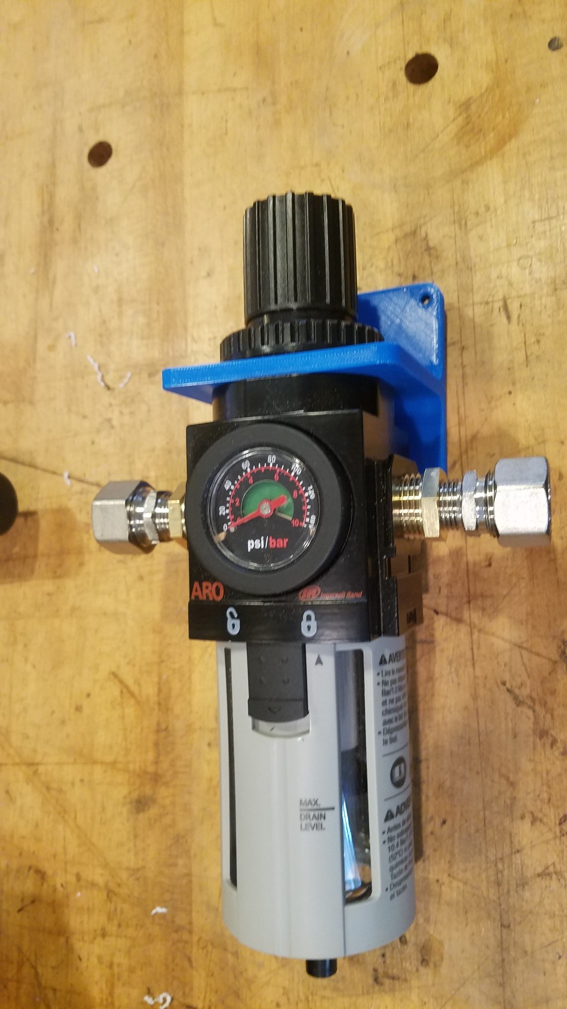 Air Pressure Regulator Mount by TBatt Download free STL model