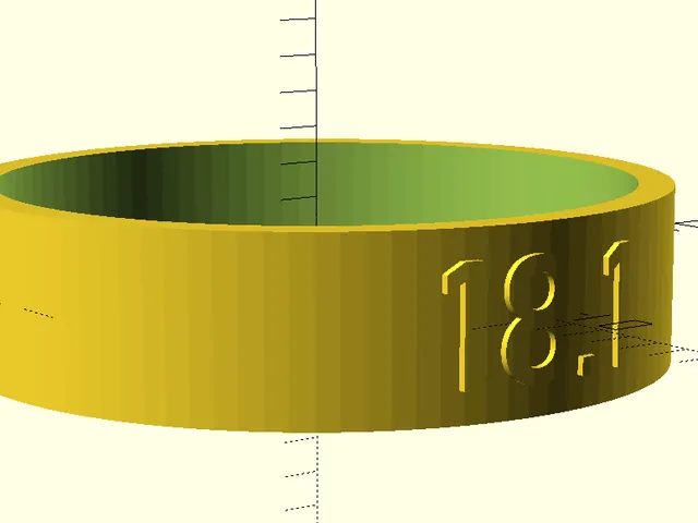 Customizable Ring Sizes for finding Ring Size