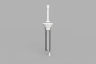 Plunger, Funnel and cap for 20ml Syringe