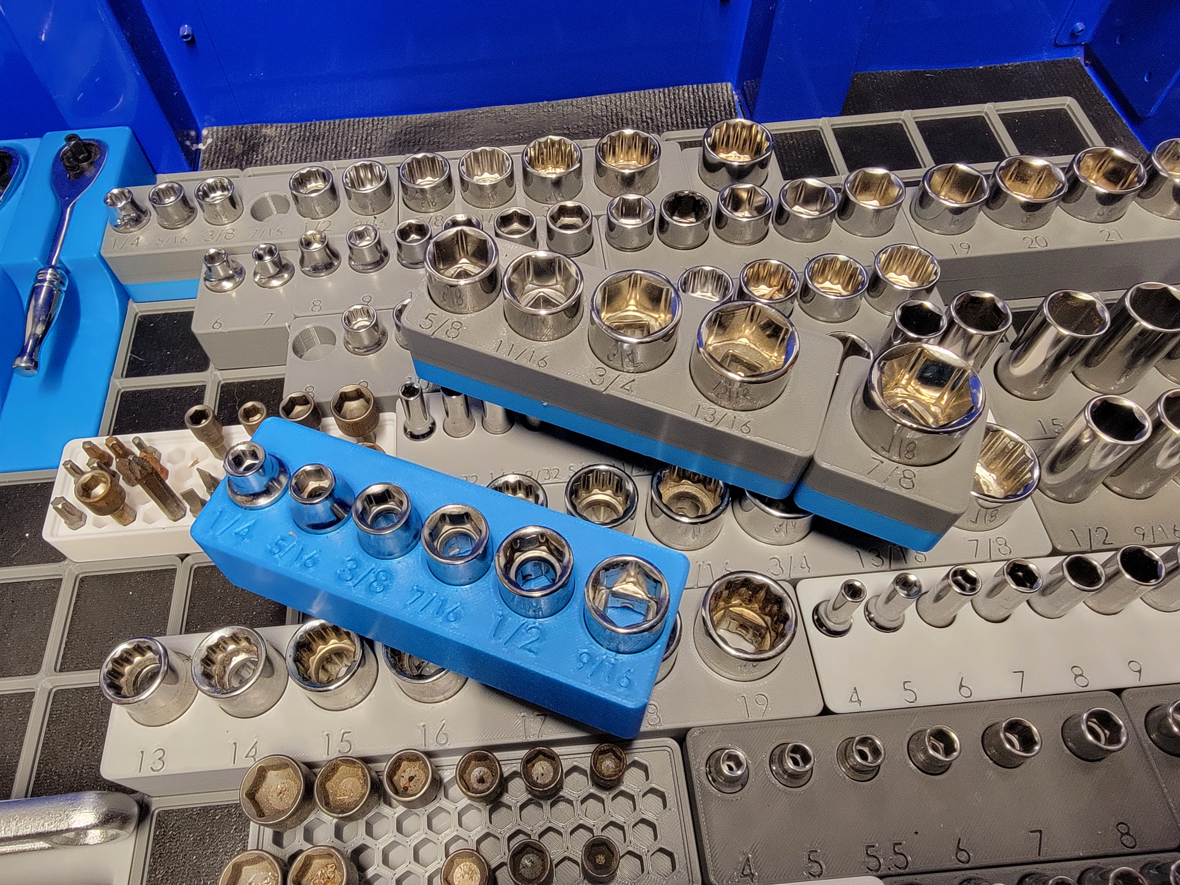 5/8 to 13/16 husky gridfinity socket holder