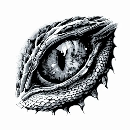 Dragon Eye Drawing (Skyrim Inspired) by VermillionArt0 on DeviantArt