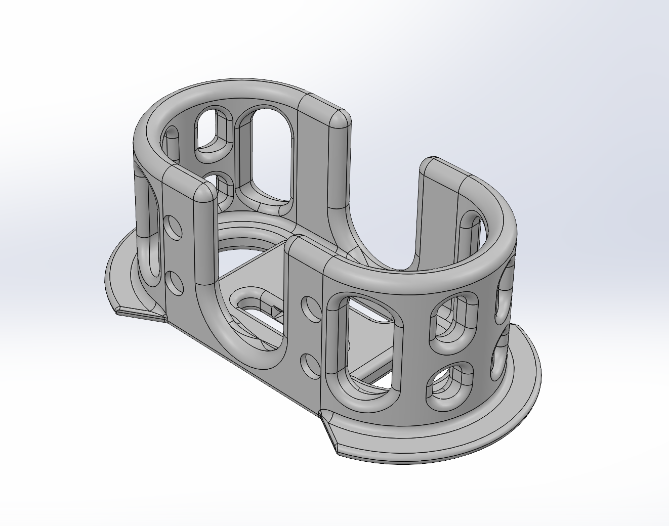 Ratchet Strap holder by Ian Cox Download free STL model