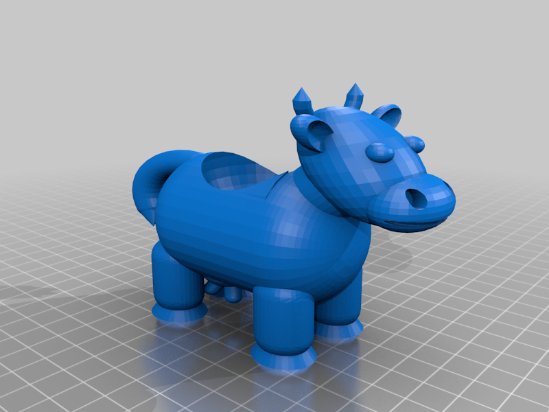 Miniatura 2 do modelo 3D Kuh Eierbecher