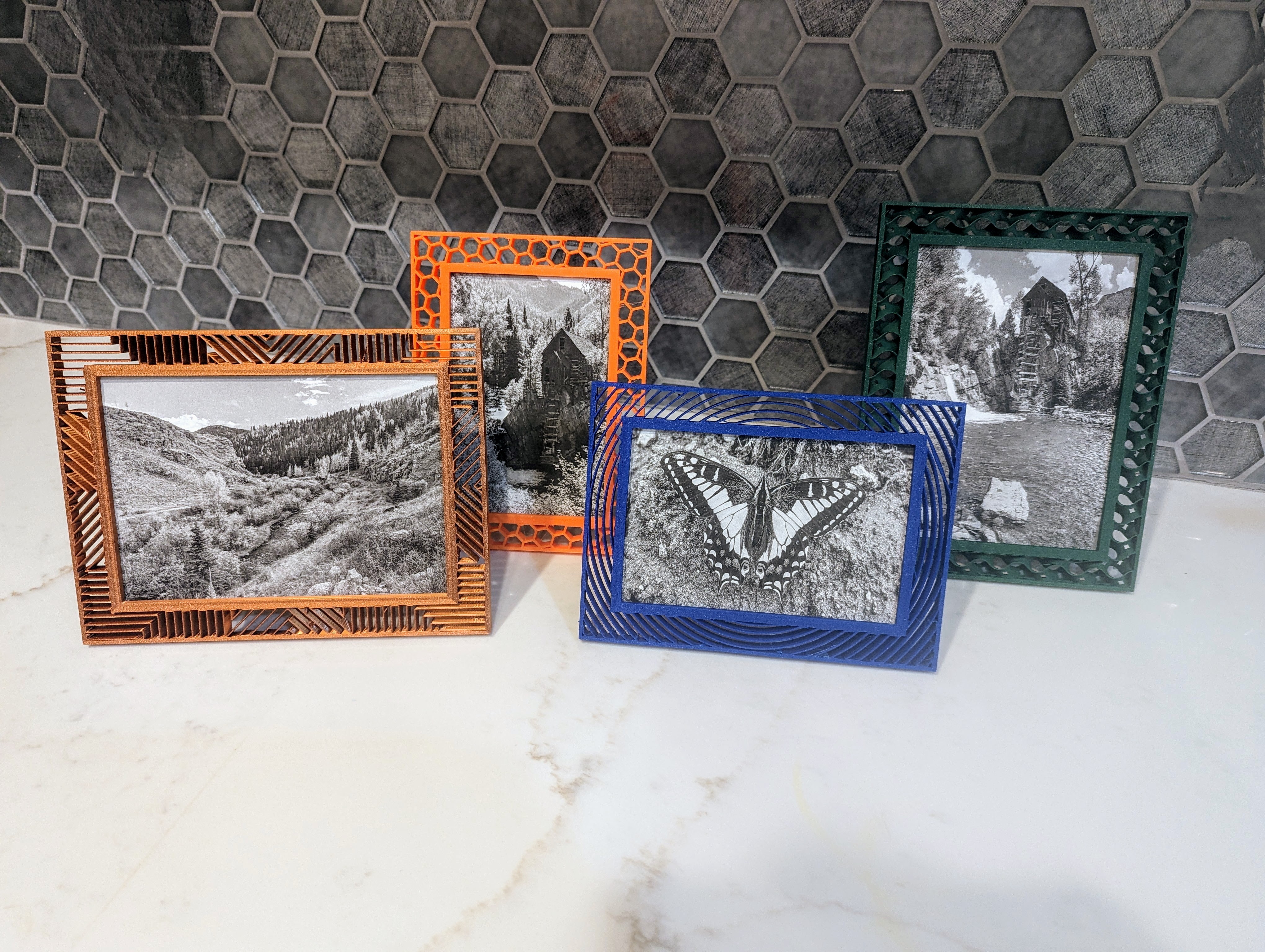 Infill Pattern Picture Frames by RomeEight1 | Download free STL model ...