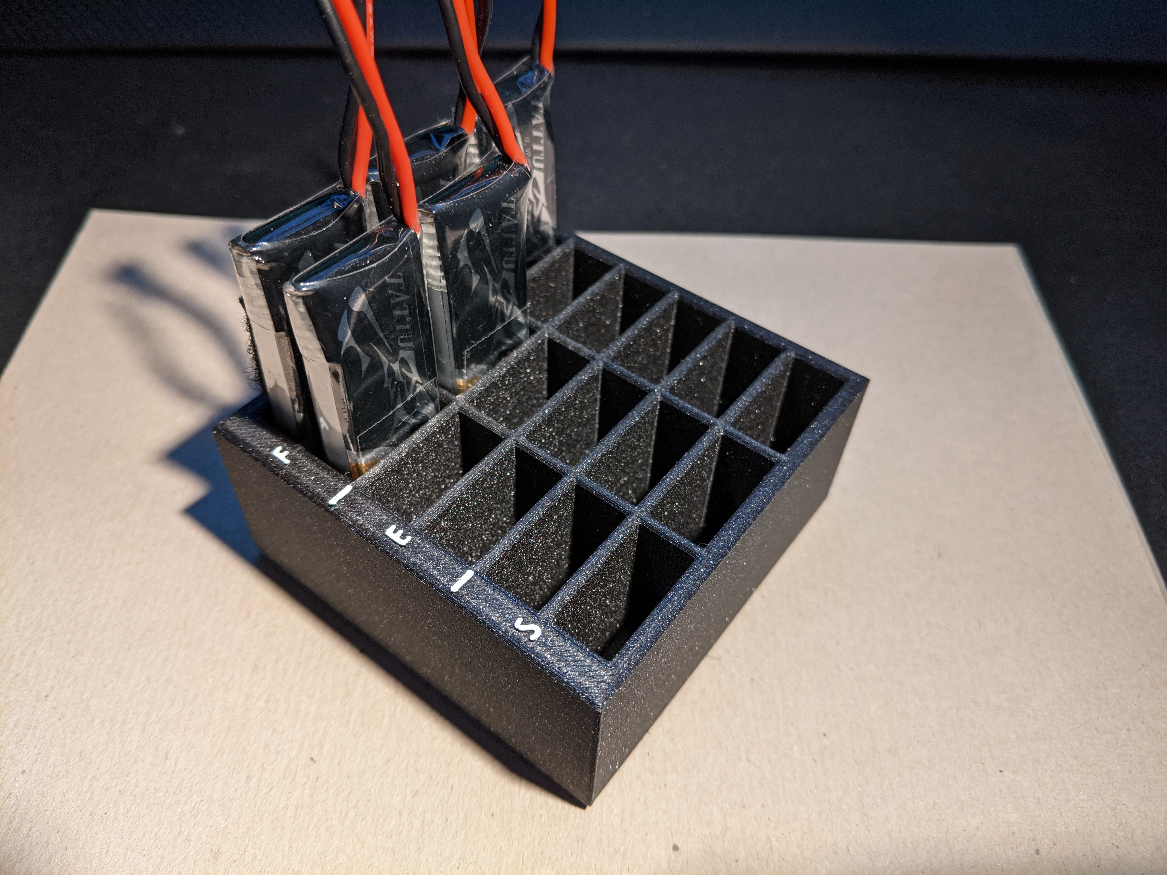 Miniquad 1s Lipo holder (TATTU)