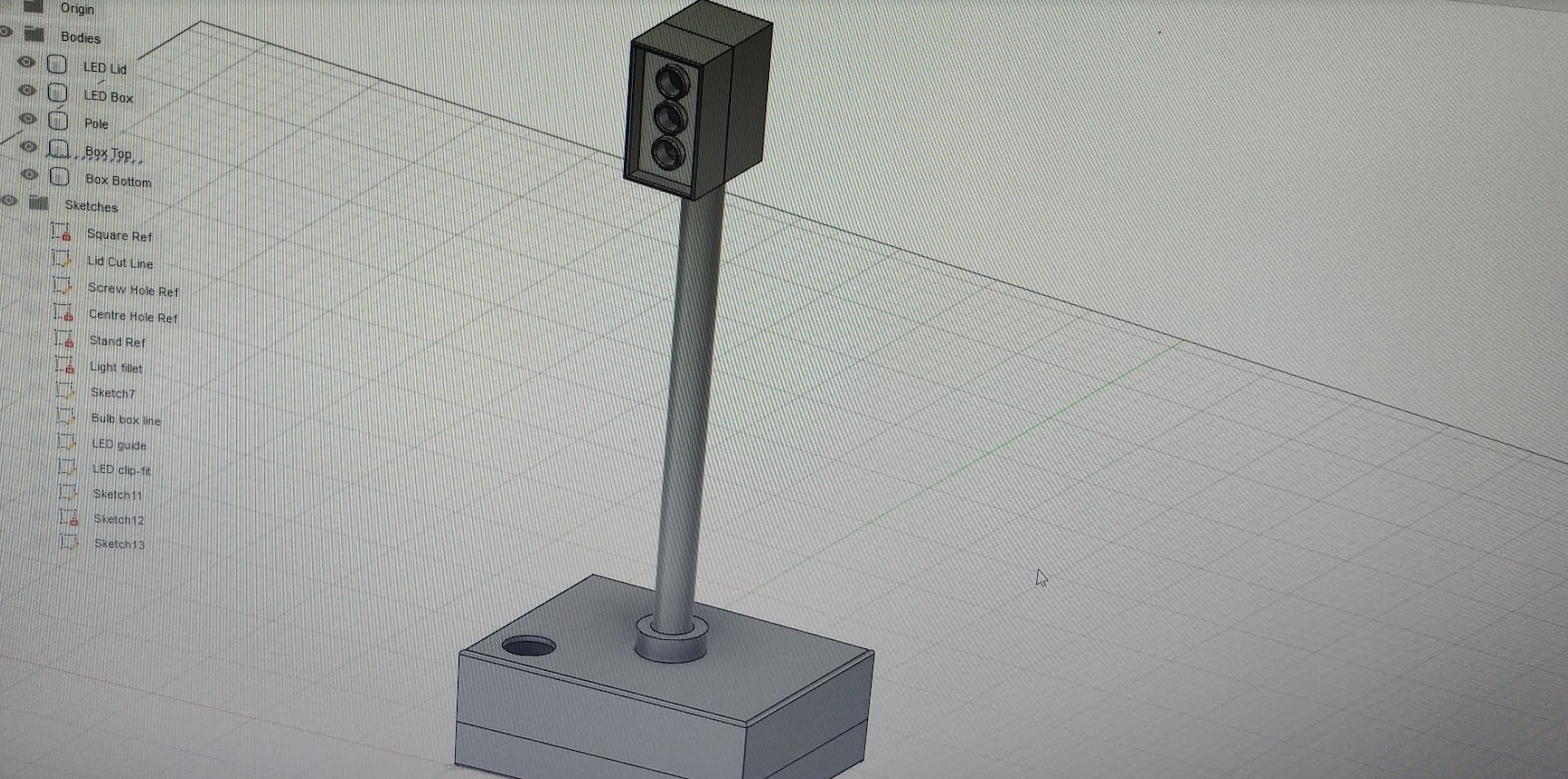 Miniatura 3 do modelo 3D Traffic Lights Electronics Project v2