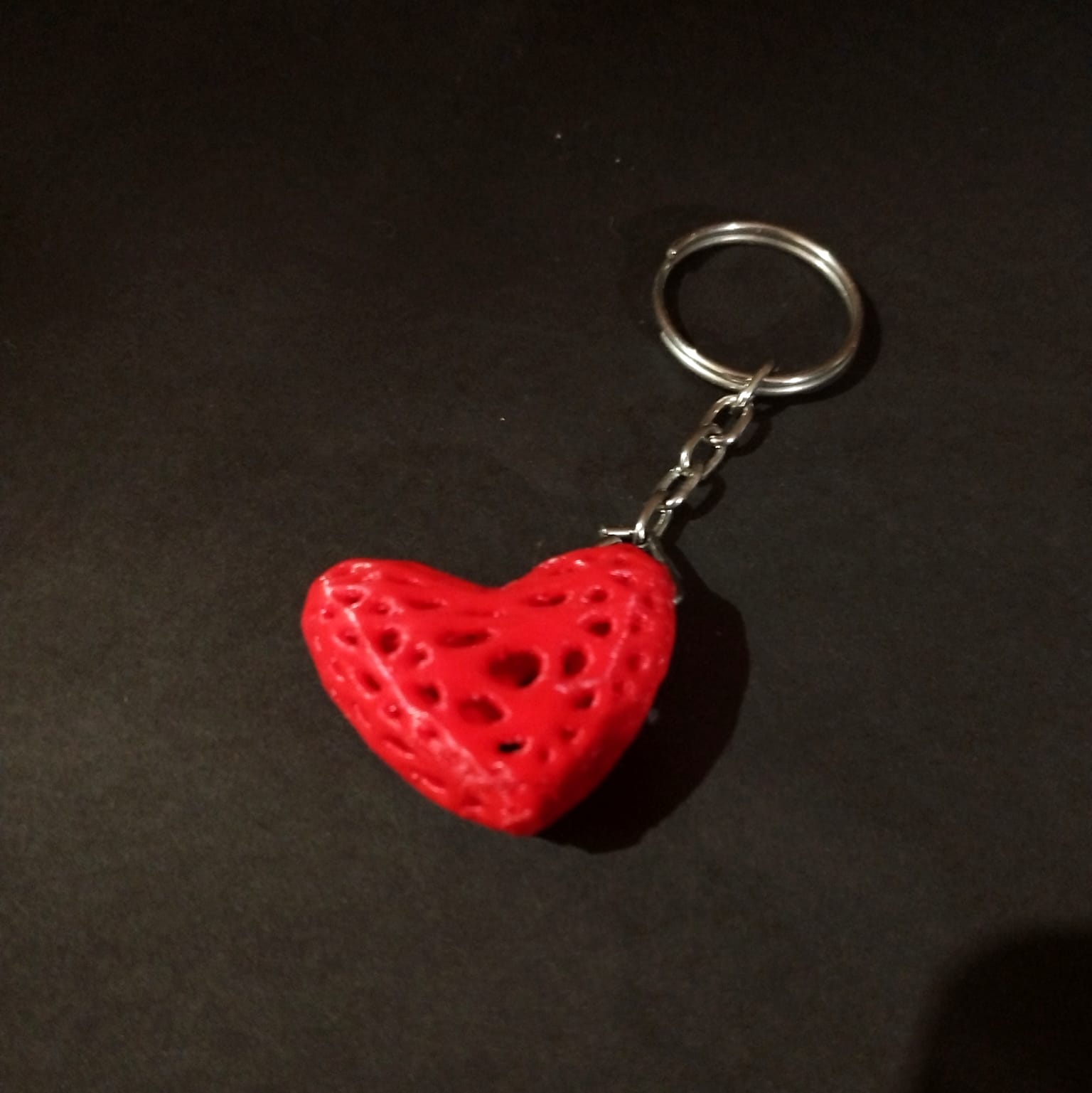 Llavero Corazón Voronoi