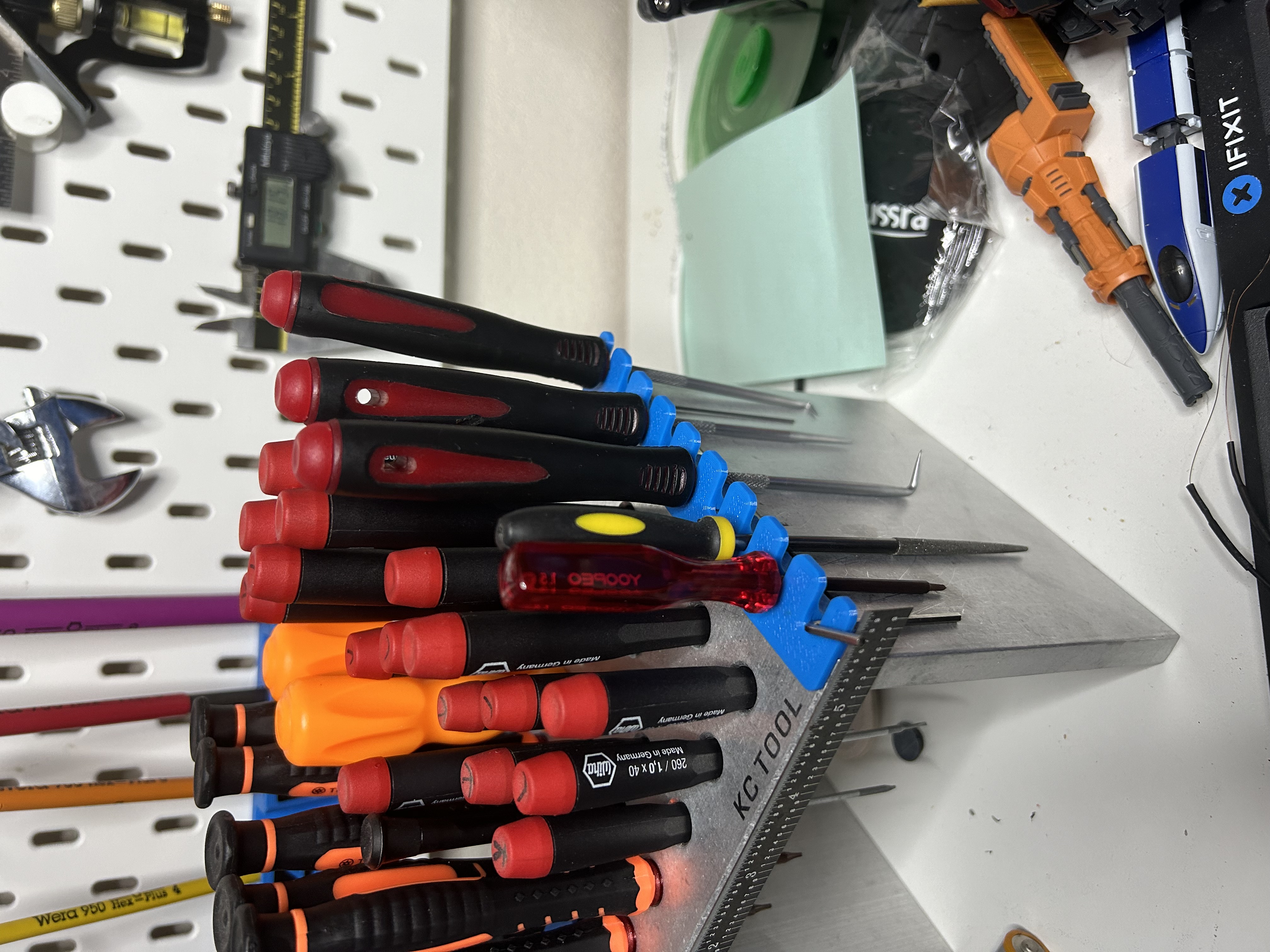 KC Tools Screwdriver Rack Side Storage