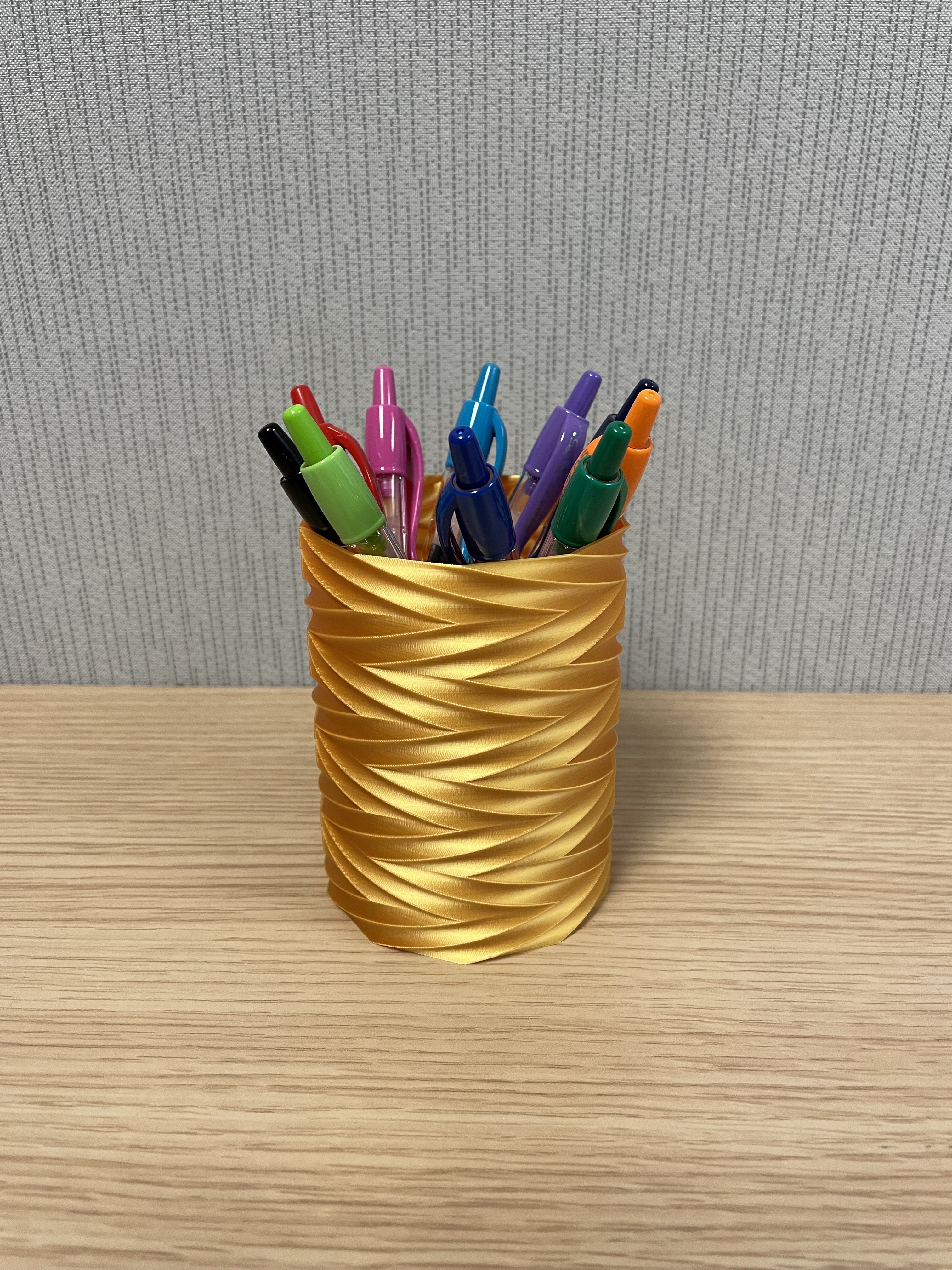 Ribbon Spool Pen Cup