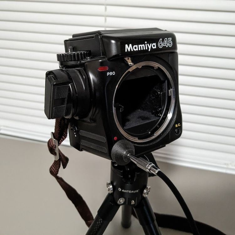 【2025A/W新作★送料無料】 Mamiya 645 Pro cable release adapter by sputnik | Download フィルムカメラ