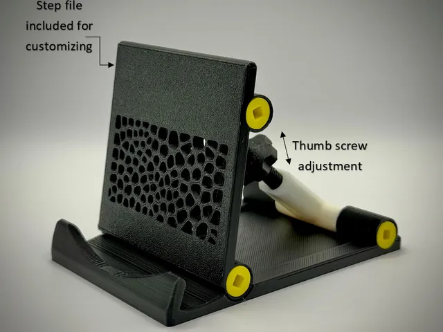 Thumb Screw Adjustable Phone Stand