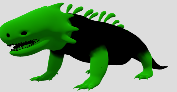 green lizard rain world by rainworldfan