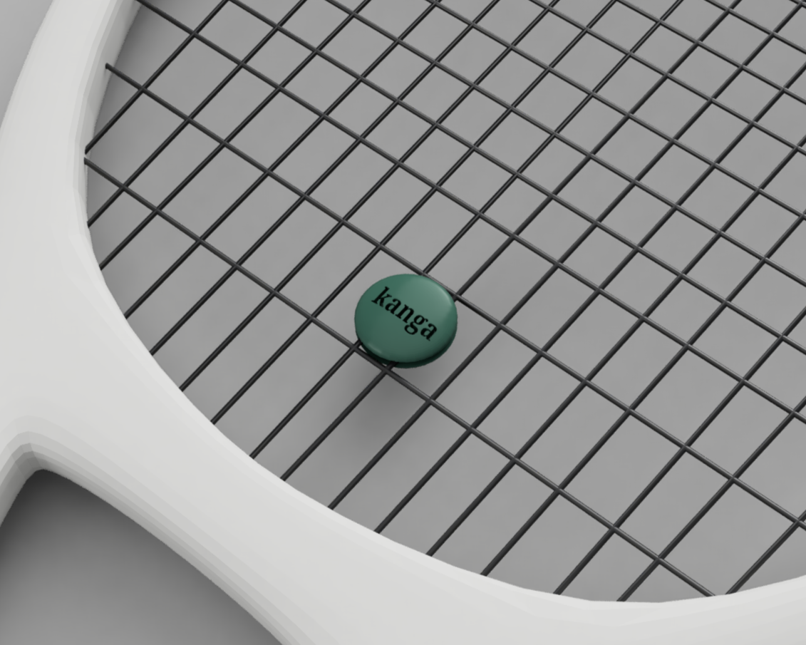 Tennis Racket Vibration Dampener by kanga Download free STL model