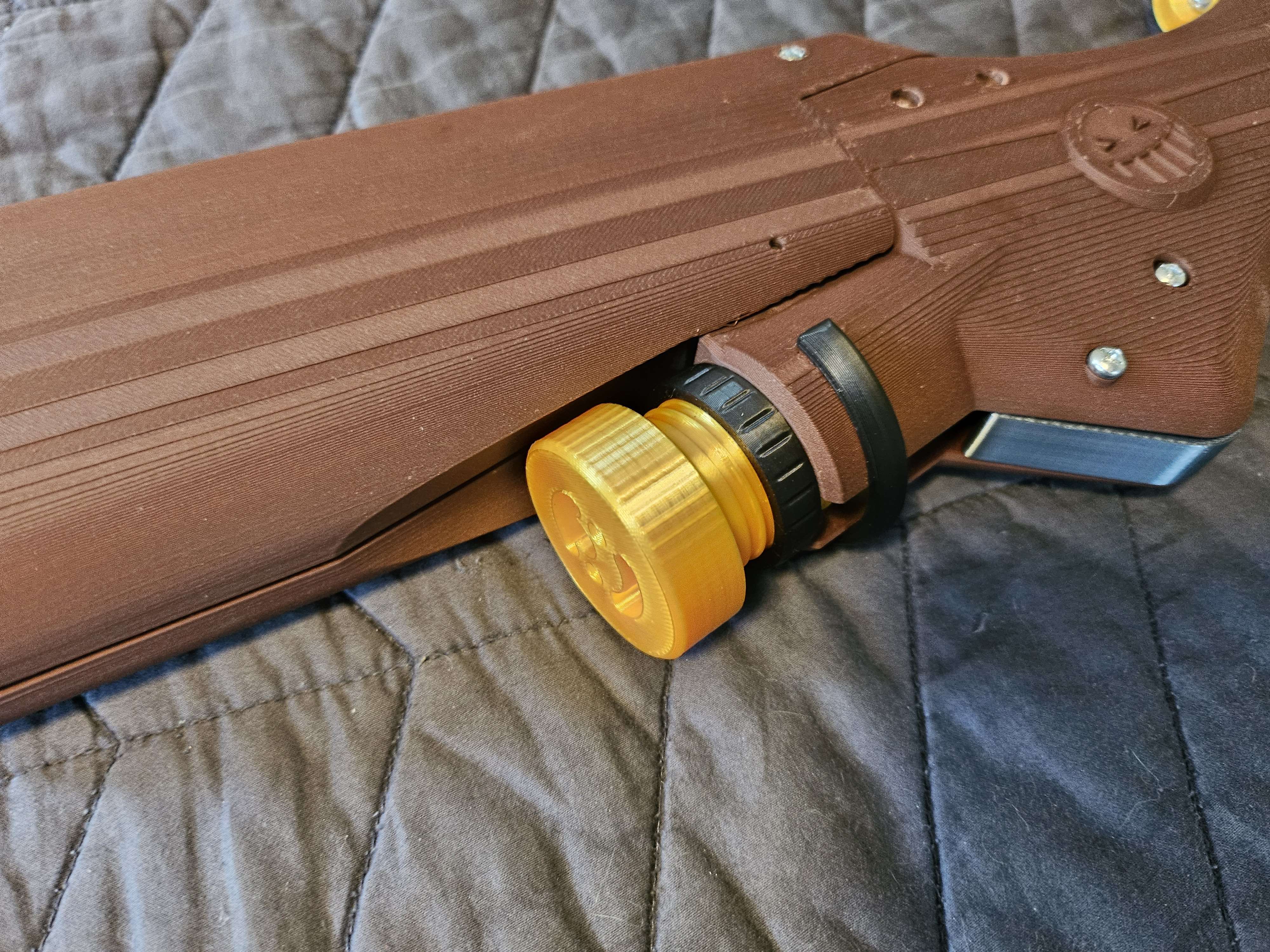 Wood-ish Stock for Smiley with FPS Knob Cutout