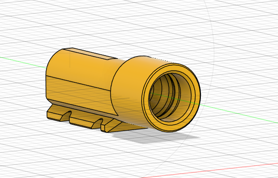 Brassless breech chamber to suit Talon Mag Remix
