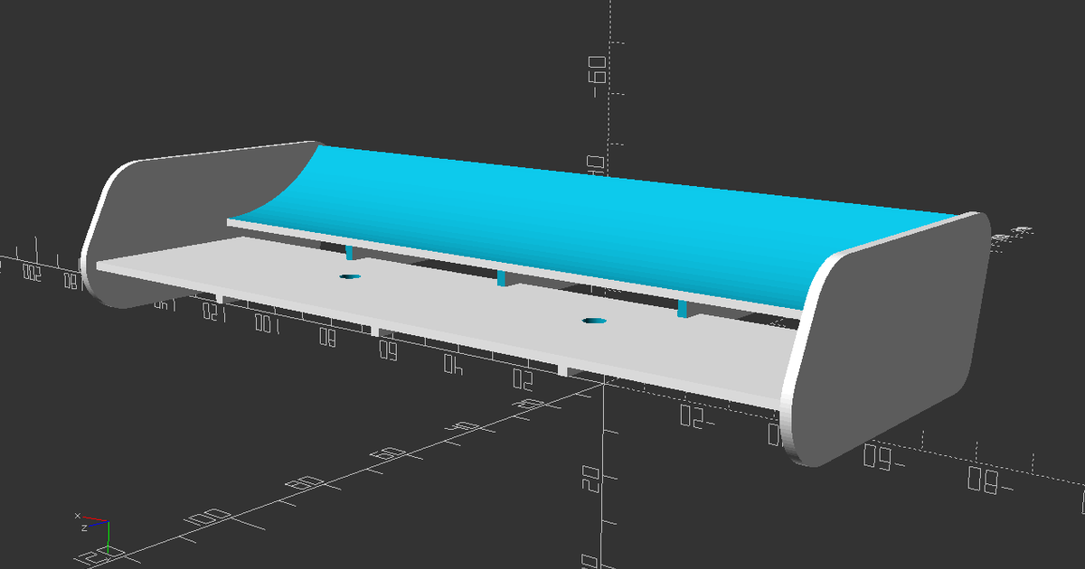 Customizable RC Car Rear Spoiler by gromeck Download free STL model