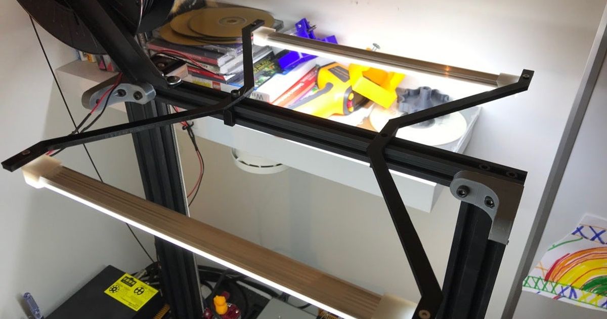 LED suppoRt for CR10 by Julien L | Download free STL model | Printables.com