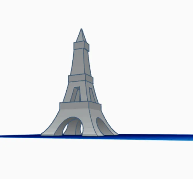 Simple Eiffel Tower by 3d tisk - Sam | Download free STL model ...