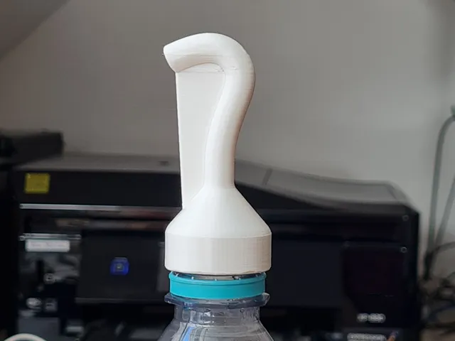 Bidet from a PET bottle