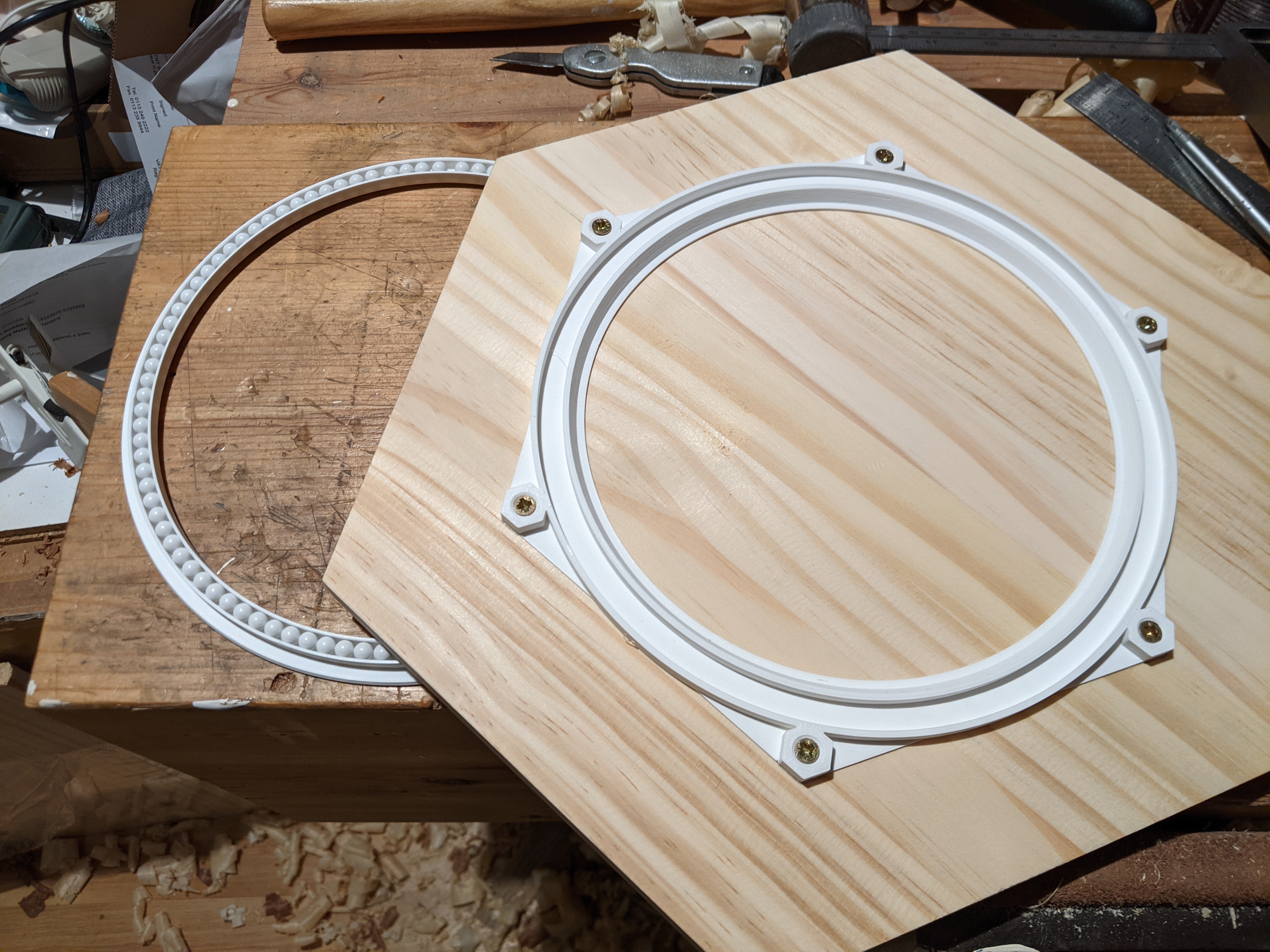 Lazy Susan carousel bearing (multiple sizes)