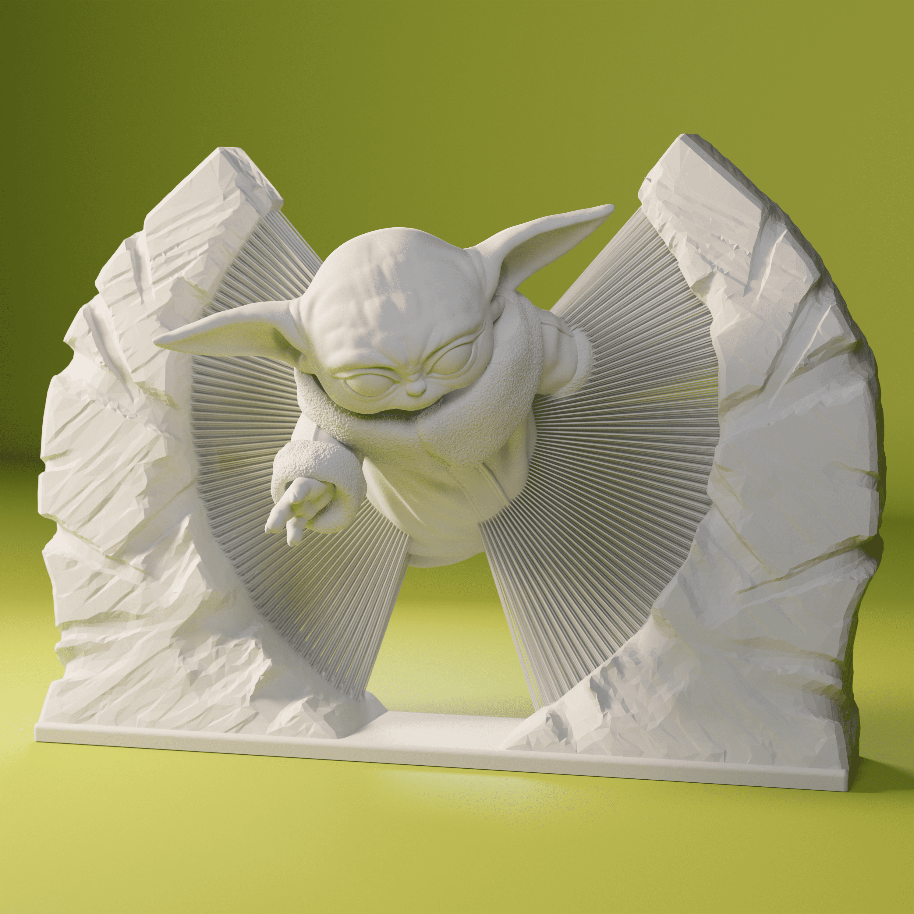 StringArt Baby Yoda by VeRsuZ Download free STL model