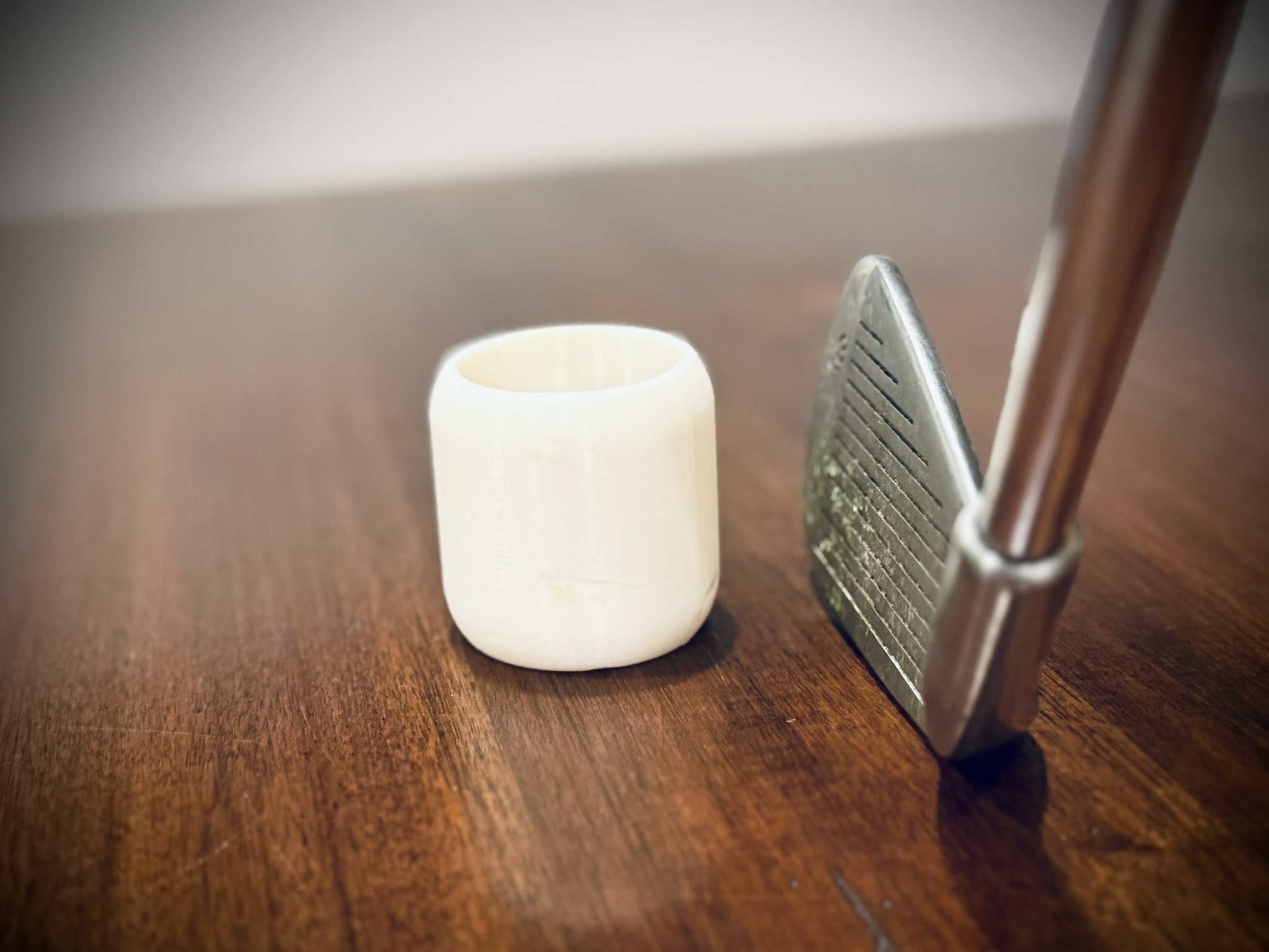 Practice Golf "Ball" (Tapered Asymmetrical Cylinder)