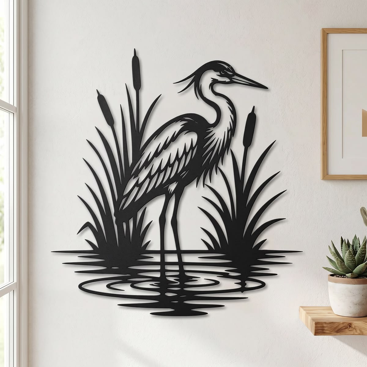 WallArt - Bird Lake