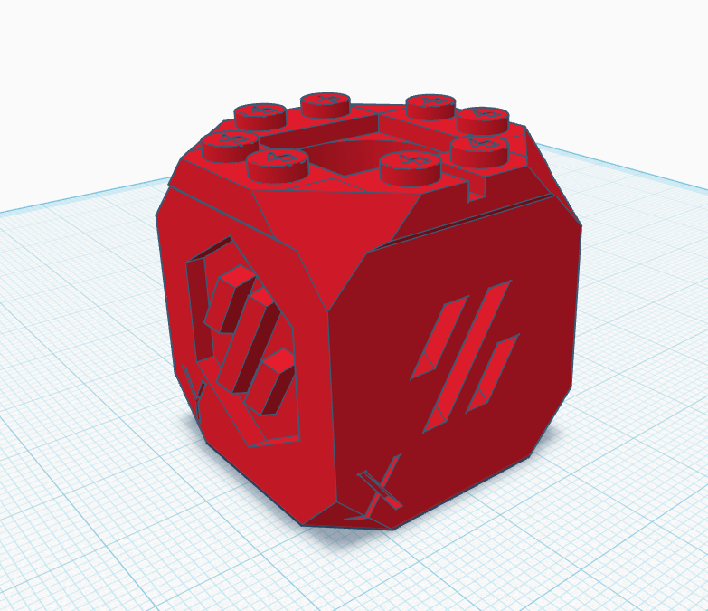 Voron Cube LEGO Compatible Stud Top
