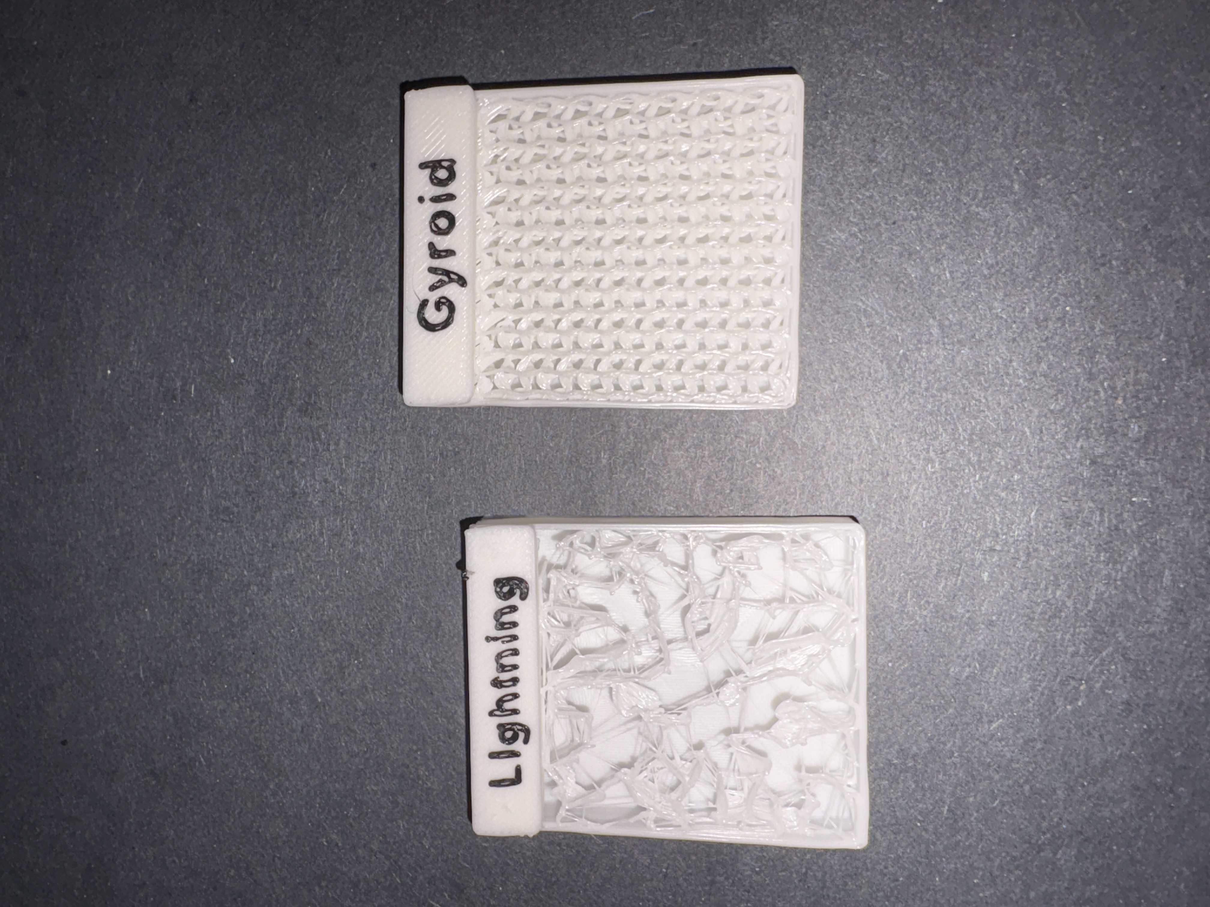 Print Settings Comparison Tool-Infill Swatch